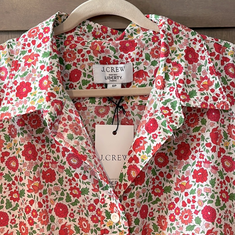 Liberty of London + J.Crew Cotton Shirtdress
